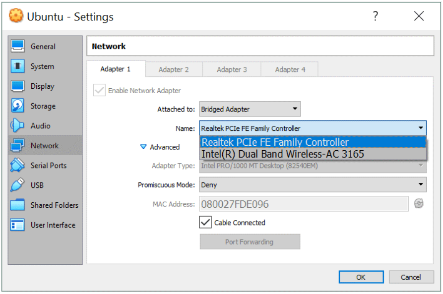 Virtualbox сеть nat. Bridged Adapter VIRTUALBOX. Сетевой мост в VIRTUALBOX.